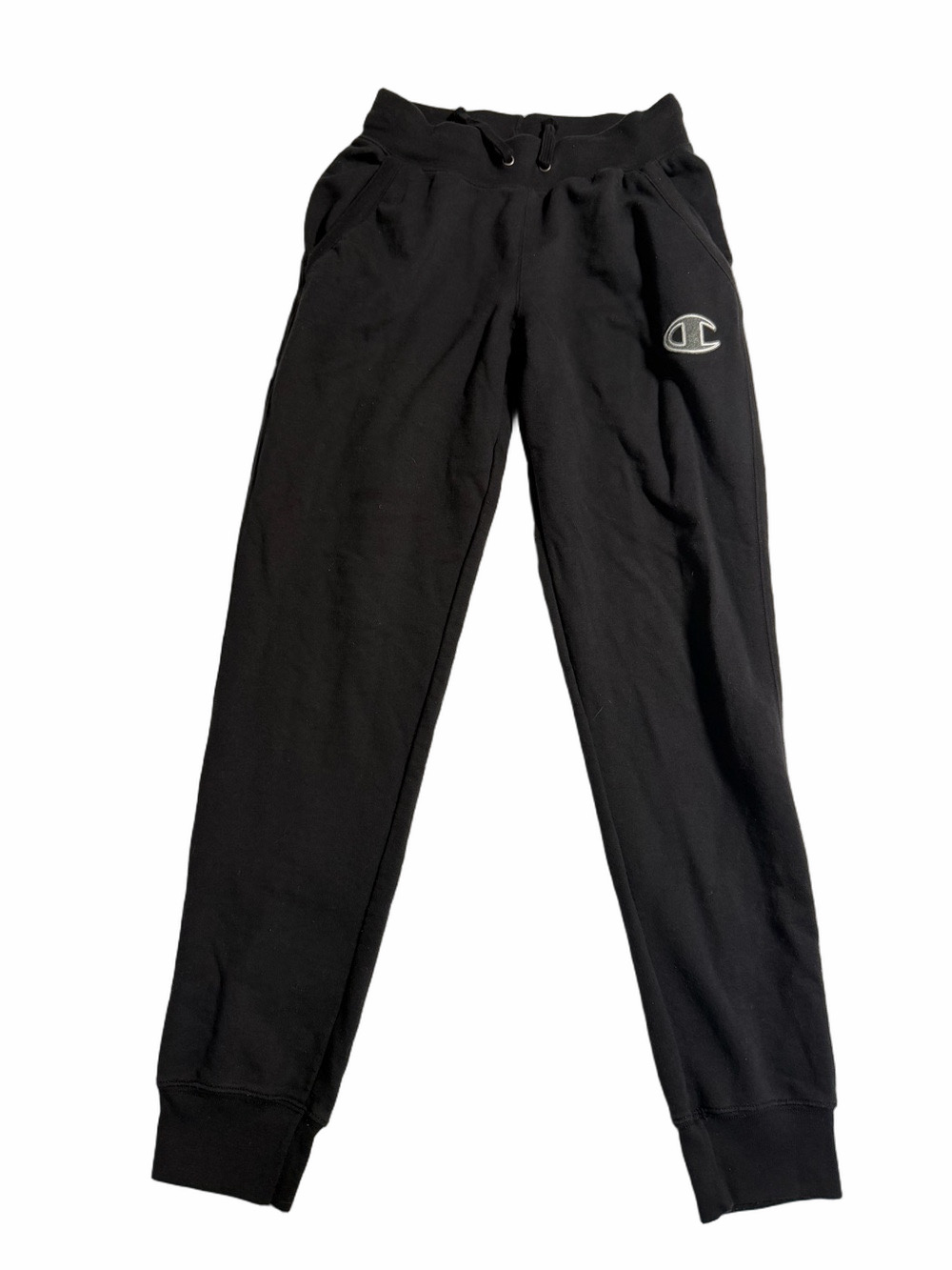 Champion Adult Small Man Woman Black Casual Sweats Bottoms Comfort Cozy Warm